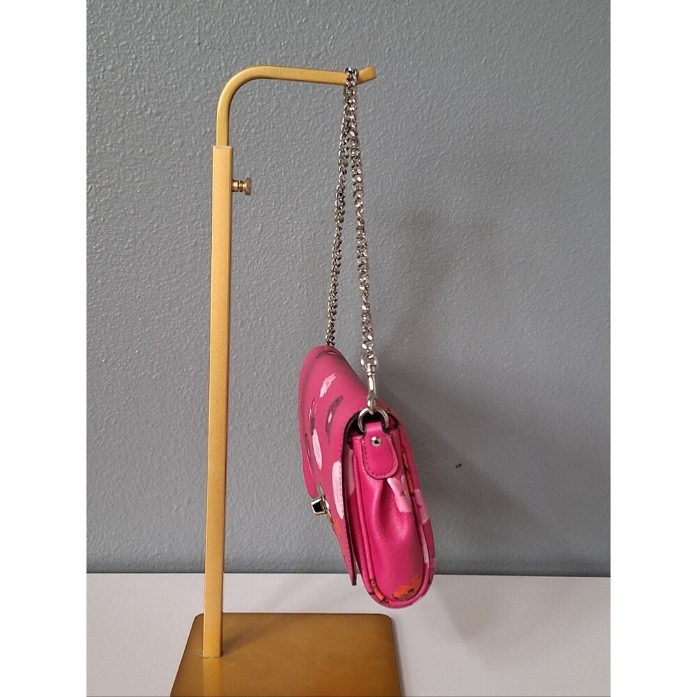 NWOT Coach Floral Ruby Crossbody Pink Mini Chain Bag F35553 - Picture 4 of 8